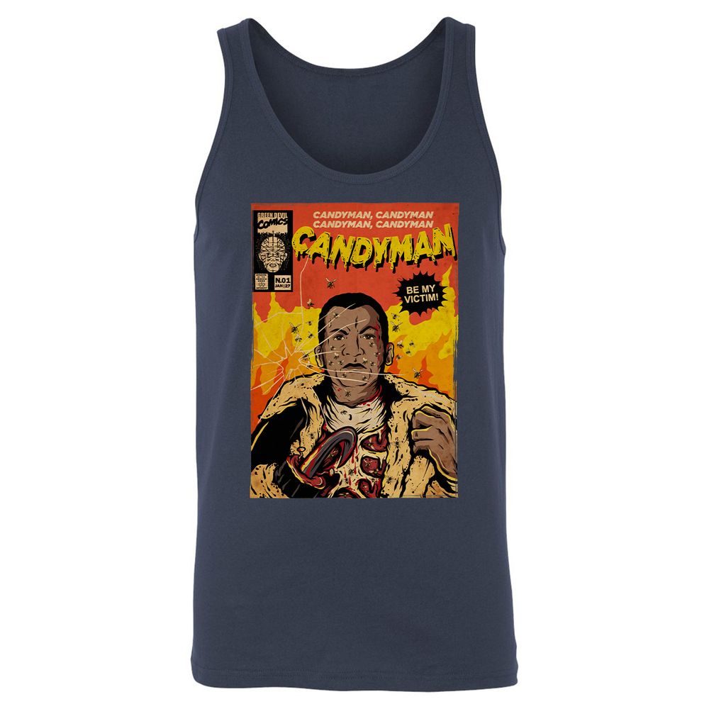 Unisex Jersey Tank - CV76TMHU - Navy - 2