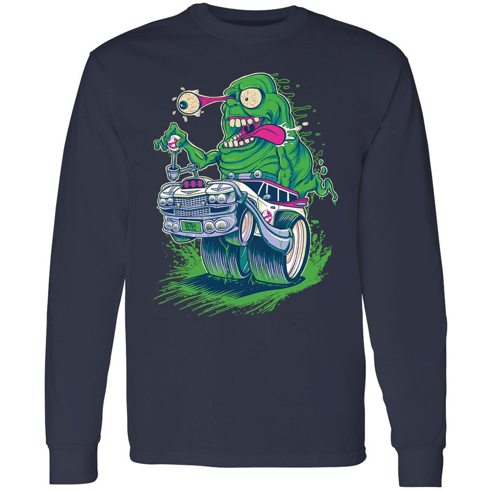 Long Sleeve T-Shirt - A2SYK1FV - Navy - 2