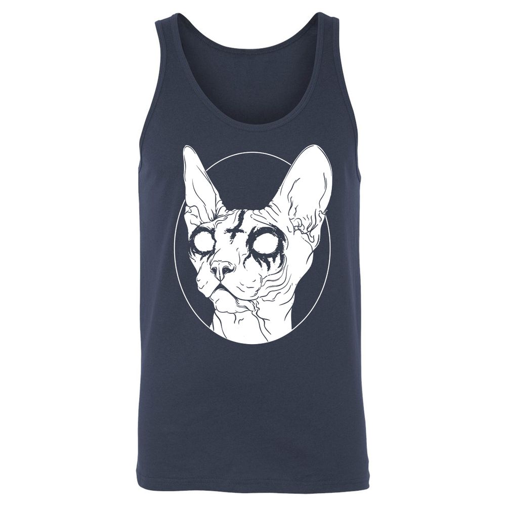 Unisex Jersey Tank - WVRLNWQB - Navy - 2