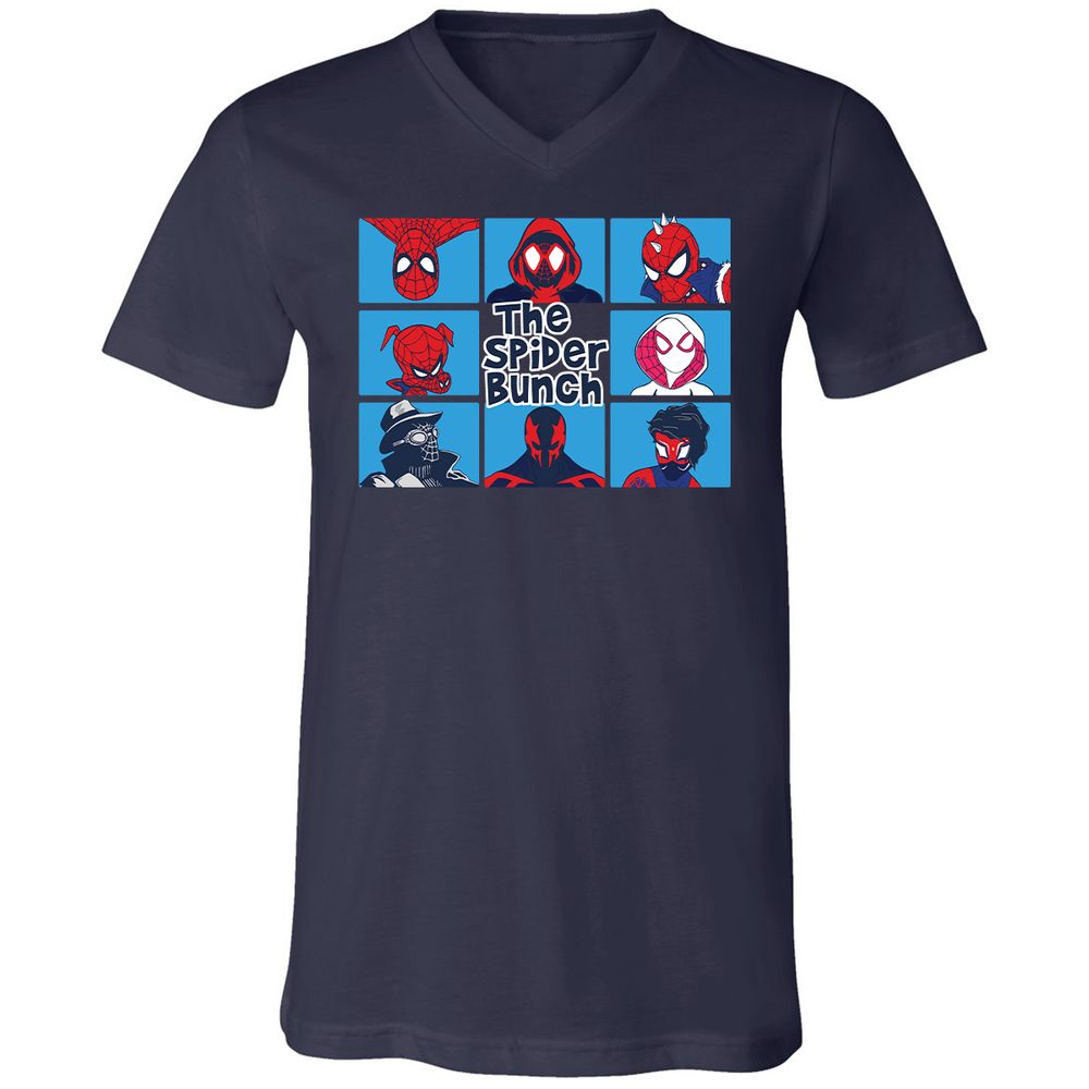 Unisex V-Neck T-Shirt - WPMMG1TW - Navy - 2