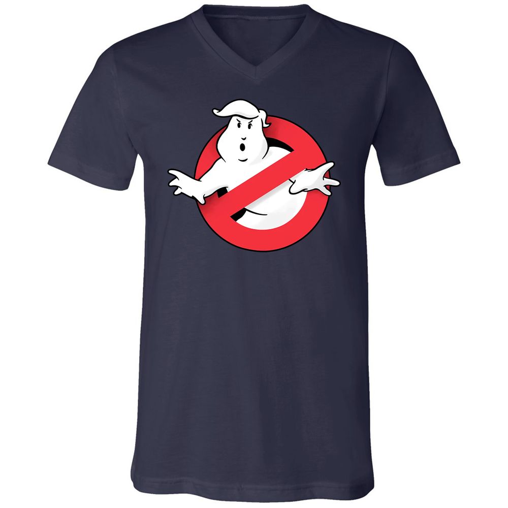 Unisex V-Neck T-Shirt - Z5RBN465 - Navy - 2