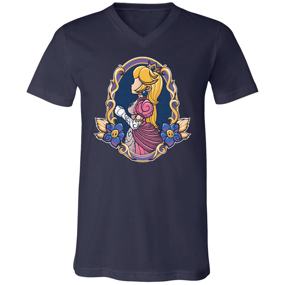 Unisex V-Neck T-Shirt - 82VMLP3Y - Navy - 2