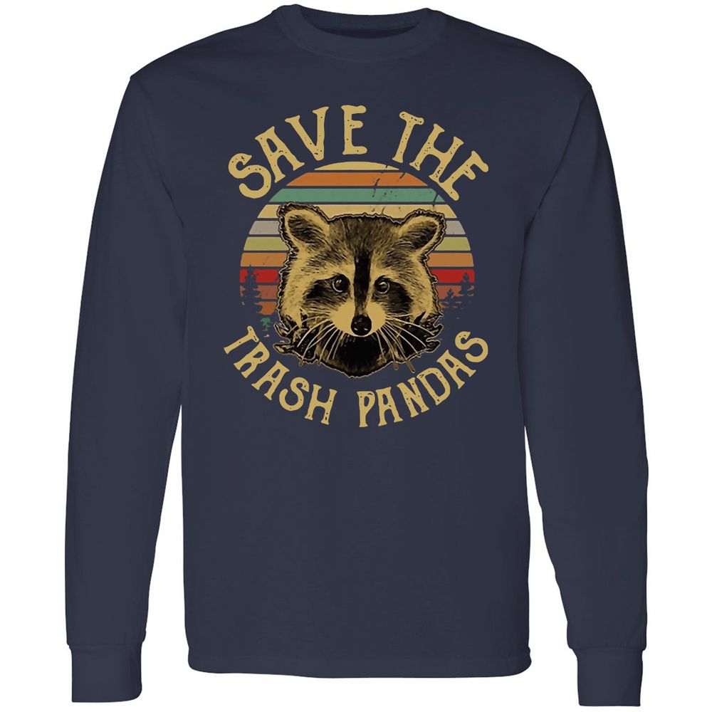 Long Sleeve T-Shirt - RETZCB4M - Navy - 2