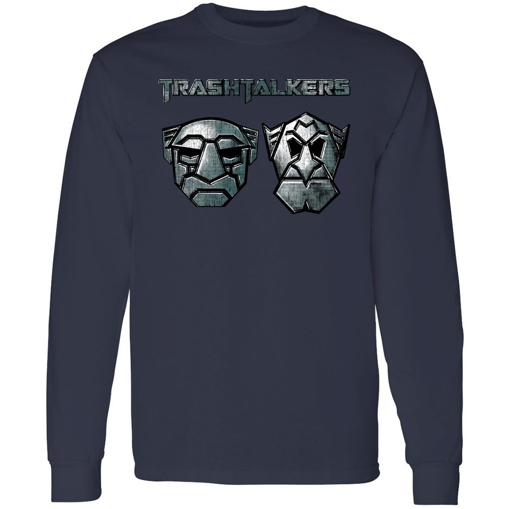 Long Sleeve T-Shirt - X3PATVGQ - Navy - 2