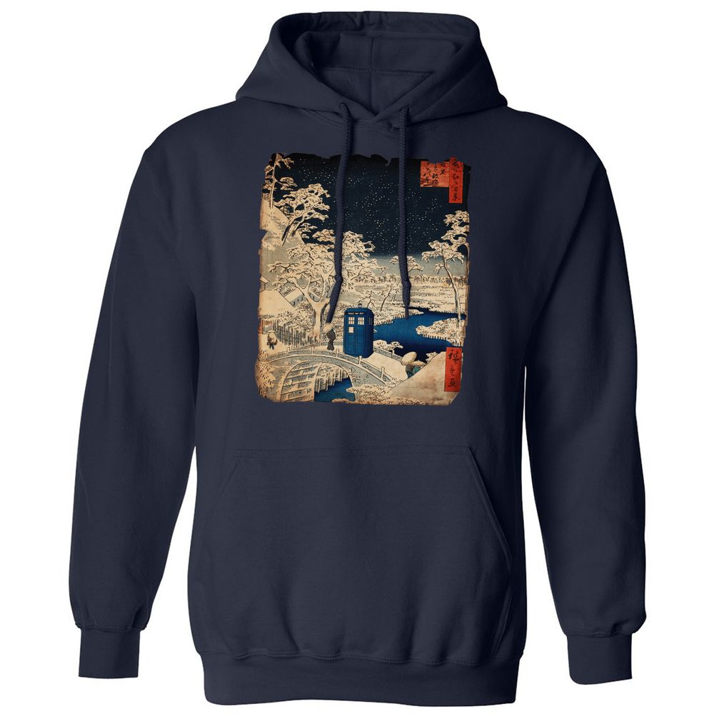 Classic Unisex Hoodie - HJ3KZJ1T - Navy - 2