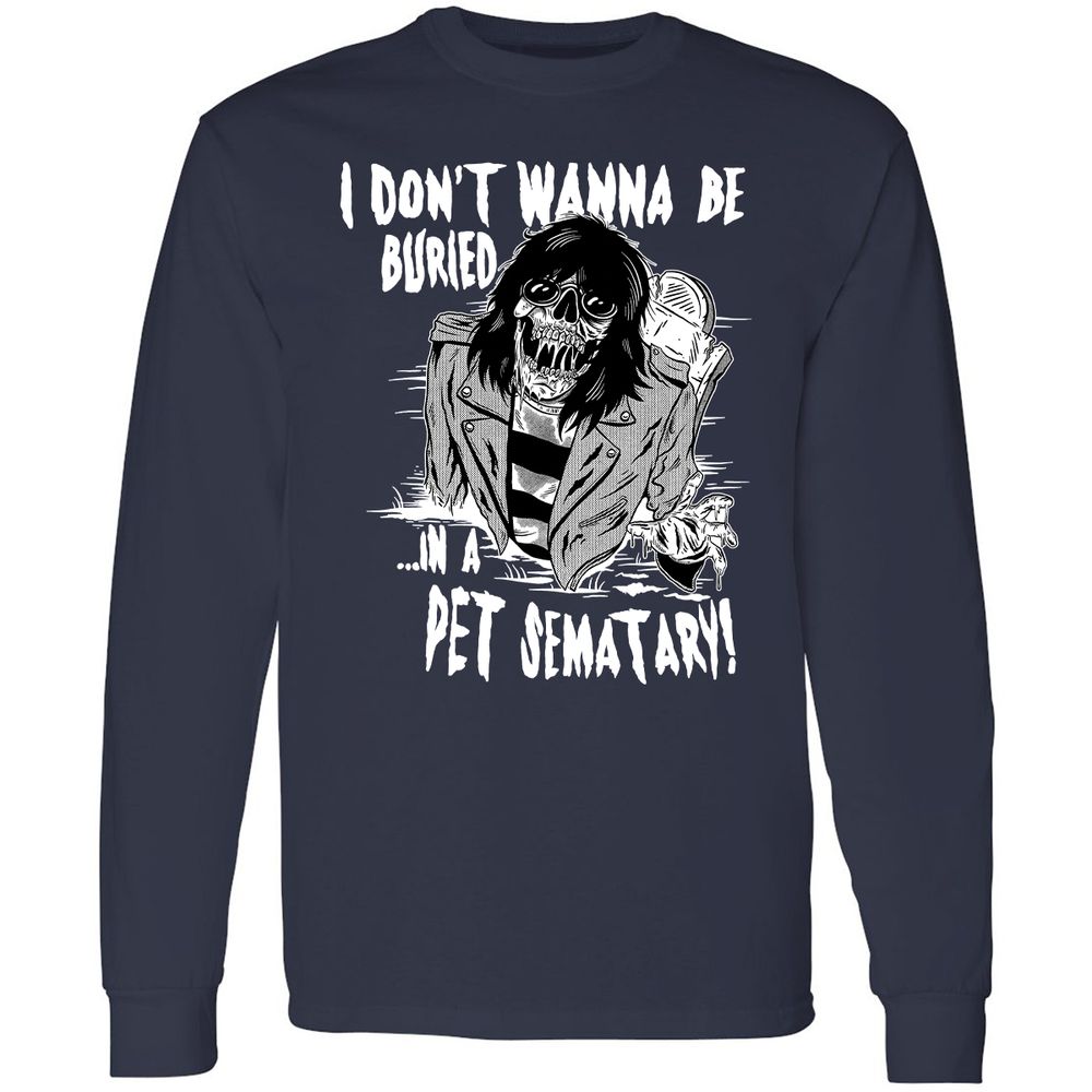 Long Sleeve T-Shirt - XJ6X8D3Z - Navy - 2
