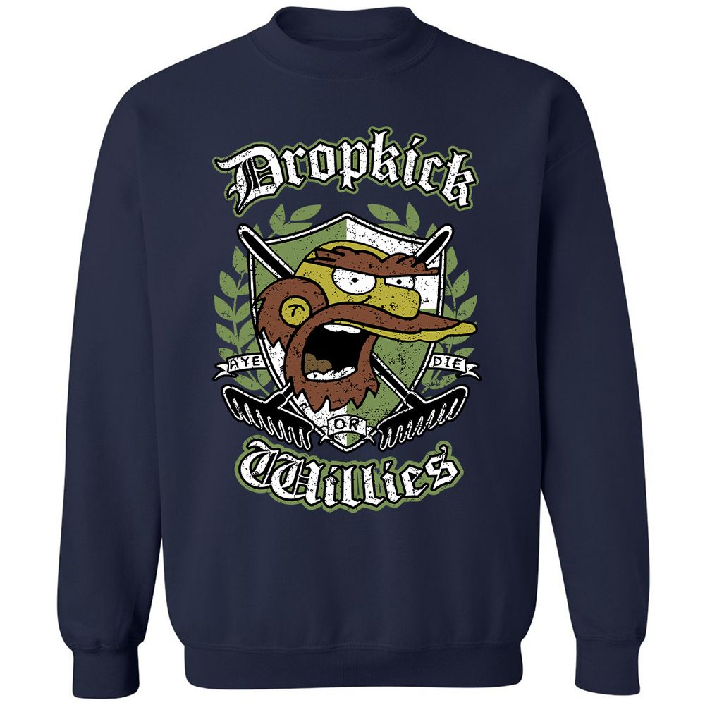 Classic Unisex Sweatshirt - E81WXL9U - Navy - 2