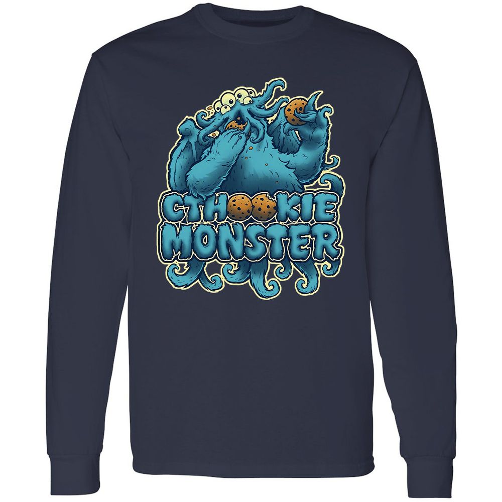 Long Sleeve T-Shirt - T3ZCWXUU - Navy - 2