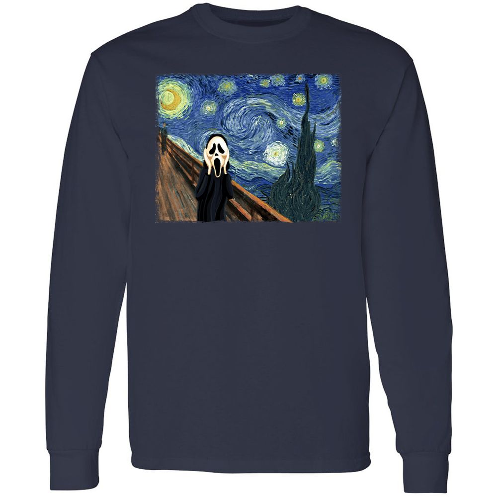 Long Sleeve T-Shirt - MMFTHUCE - Navy - 2