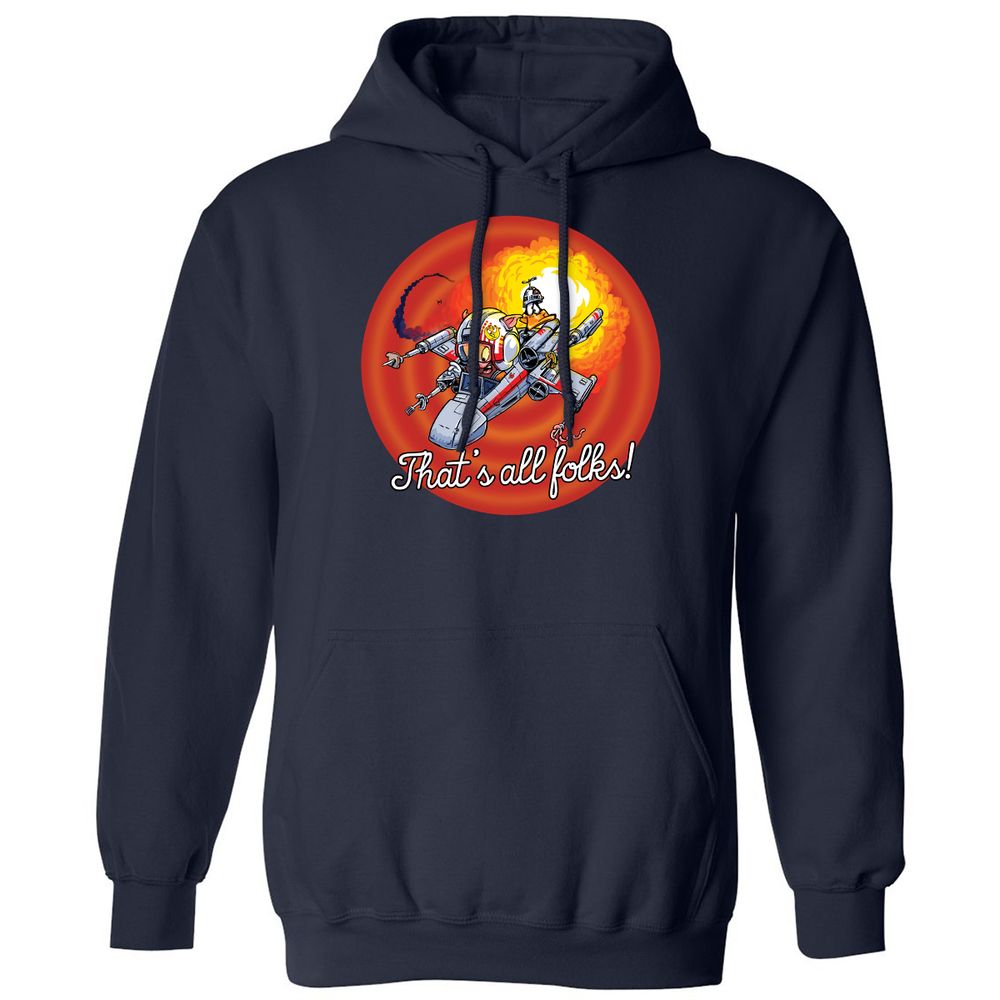 Classic Unisex Hoodie - SQMQBTJT - Navy - 2
