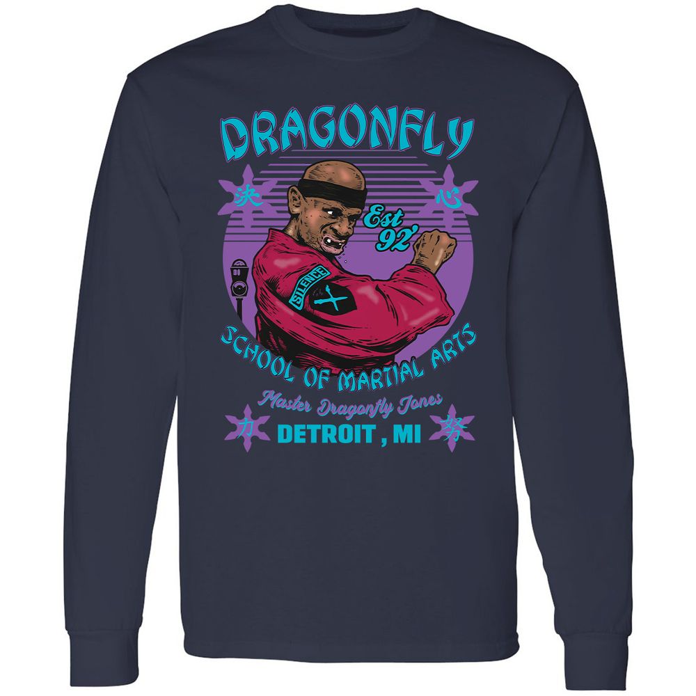 Long Sleeve T-Shirt - 216SE9XX - Navy - 2
