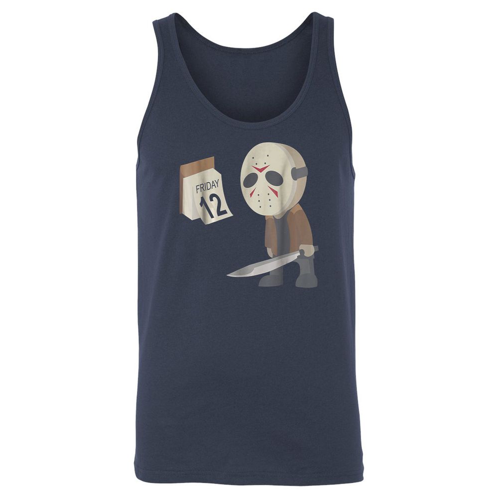 Unisex Jersey Tank - H5XMV5MV - Navy - 2