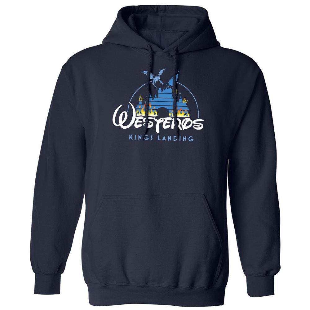 Classic Unisex Hoodie - EETS1E5B - Navy - 2