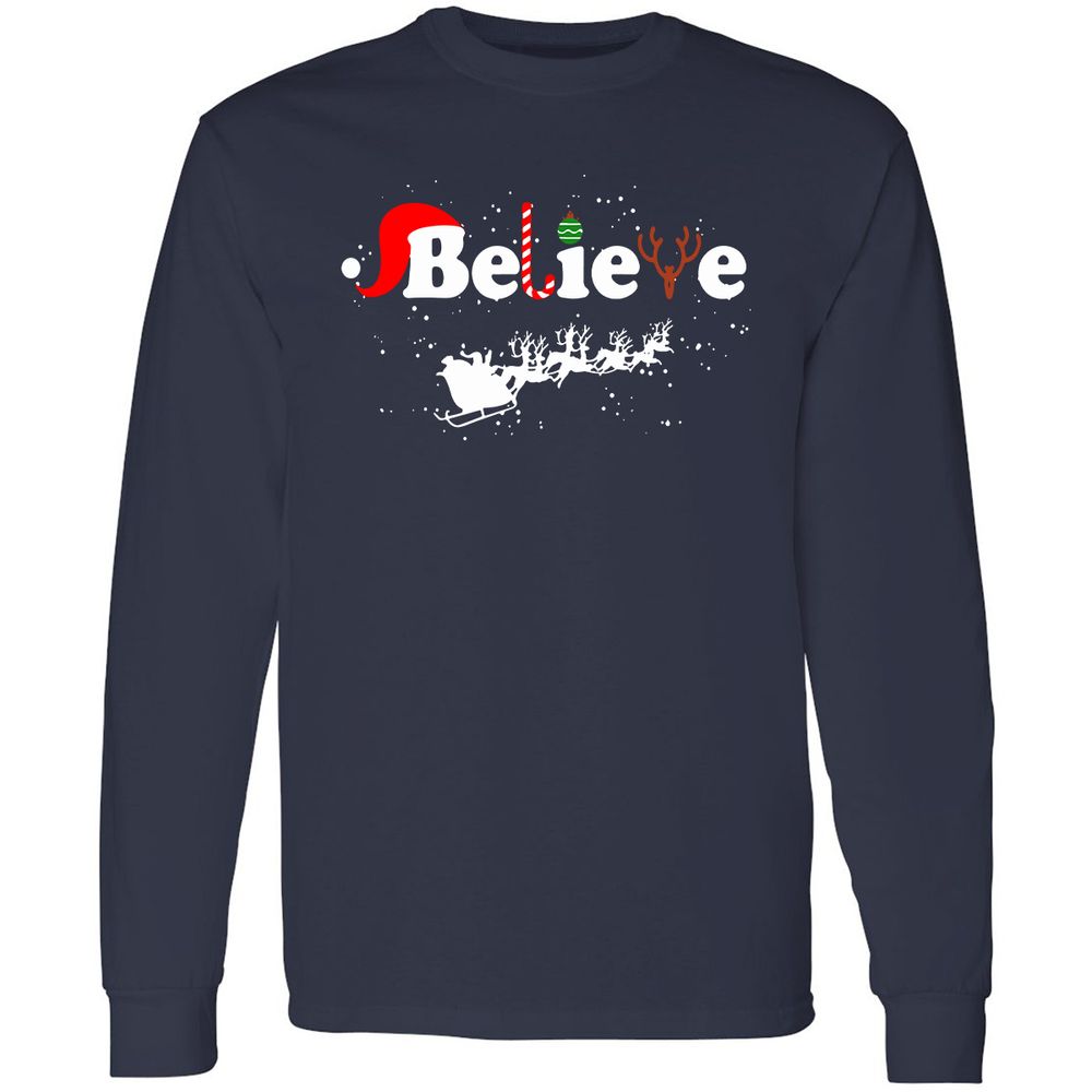 Long Sleeve T-Shirt - F346LKDV - Navy - 2
