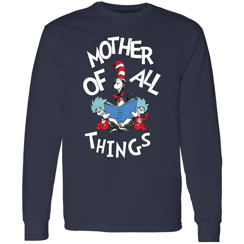 Long Sleeve T-Shirt - PLBULFLR - Navy - 2