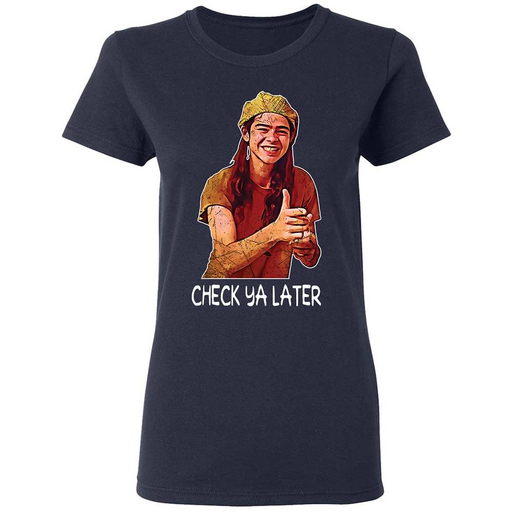 Women's T-Shirt - 7L9PQ3BN - Navy - 2