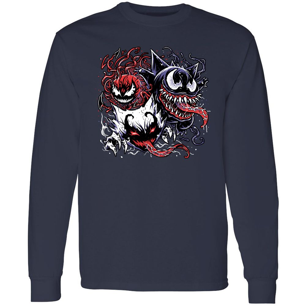 Long Sleeve T-Shirt - HFYZBPBY - Navy - 2