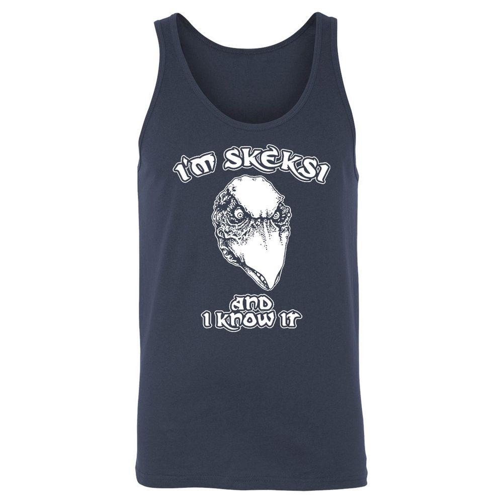 Unisex Jersey Tank - XQH4UW9A - Navy - 2