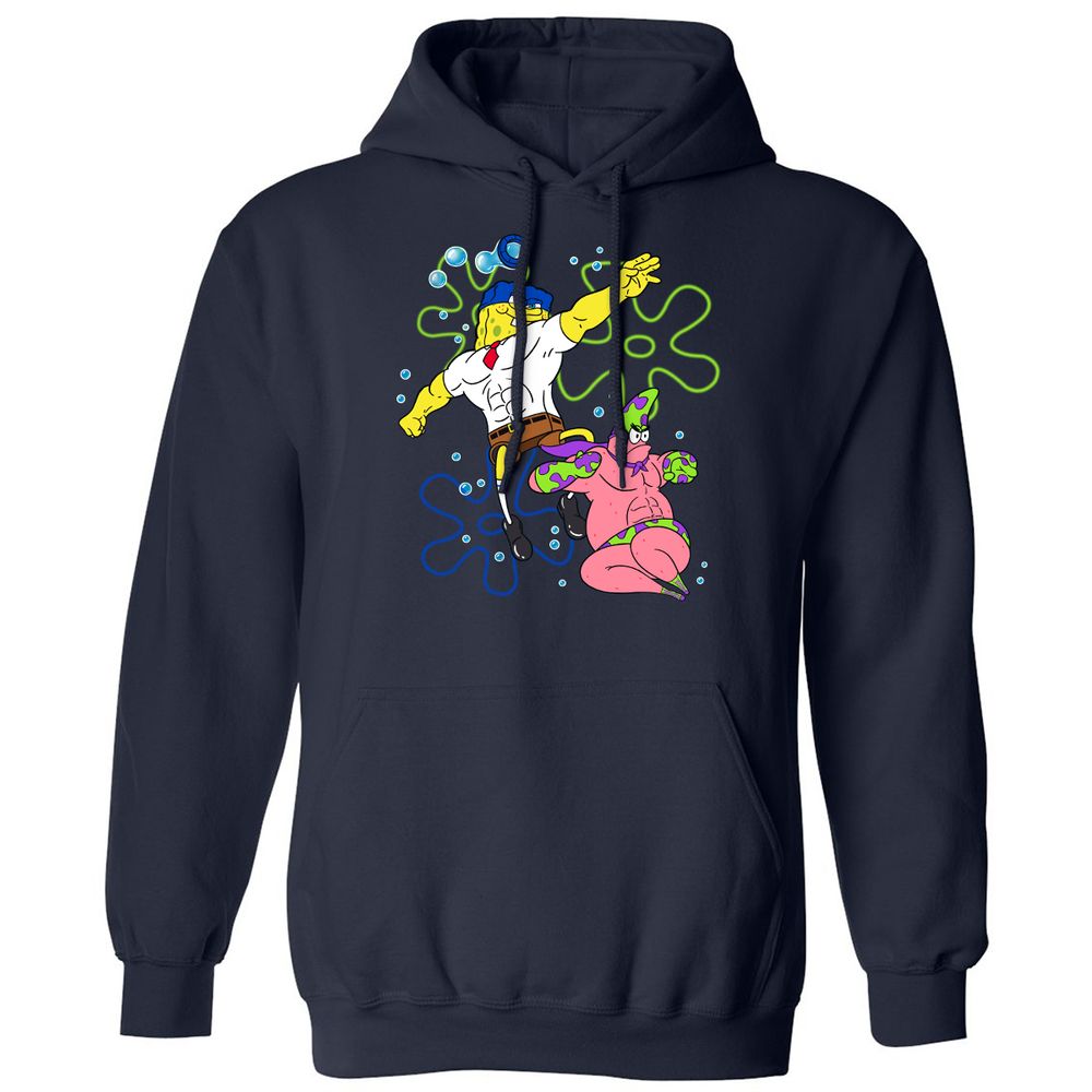 Classic Unisex Hoodie - Q9Y7X2BF - Navy - 2