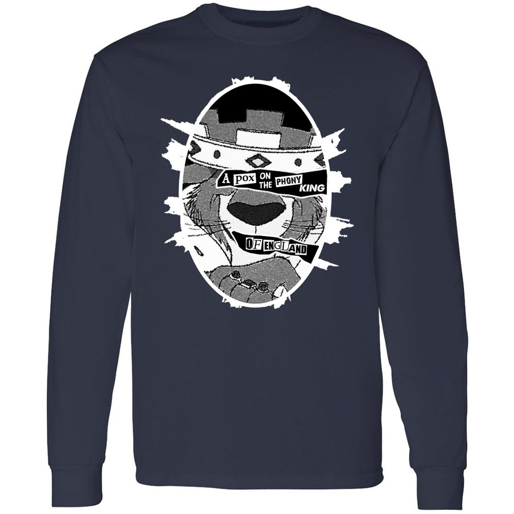 Long Sleeve T-Shirt - YWH3BVBC - Navy - 2