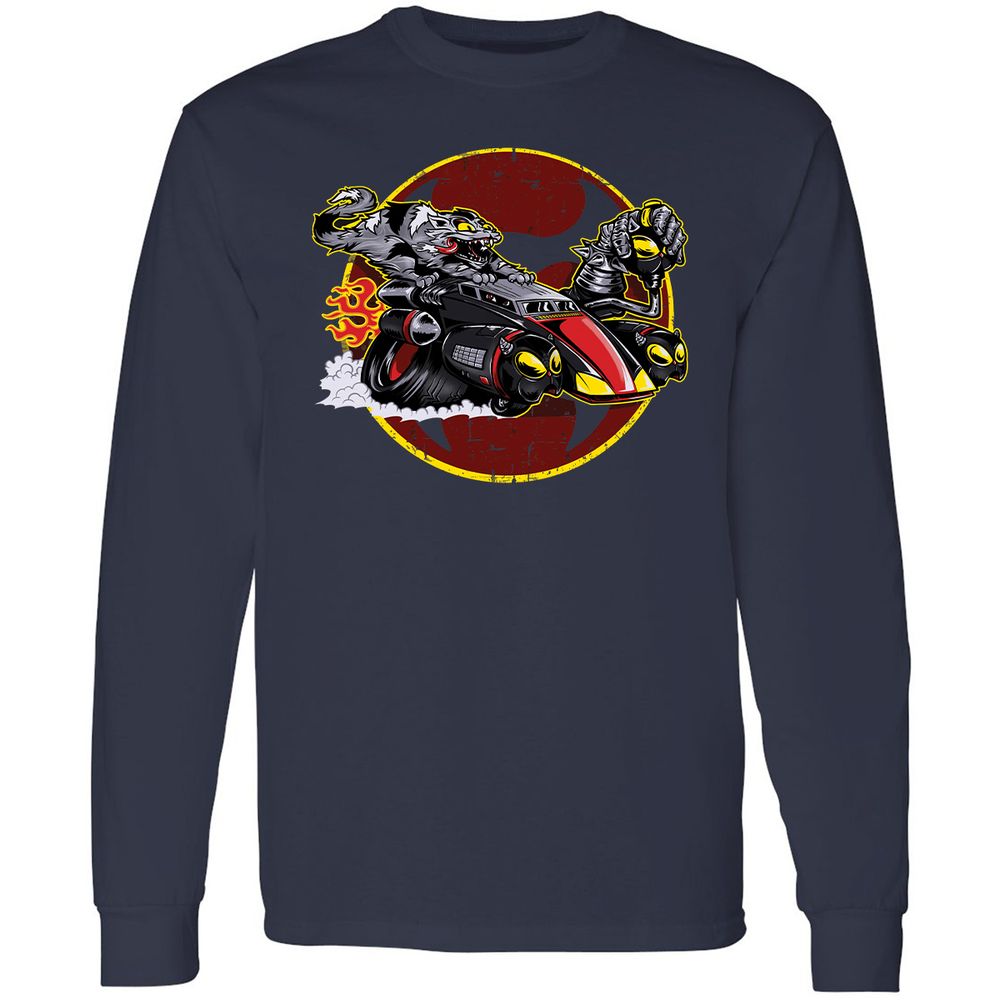 Long Sleeve T-Shirt - 56ETCBNB - Navy - 2