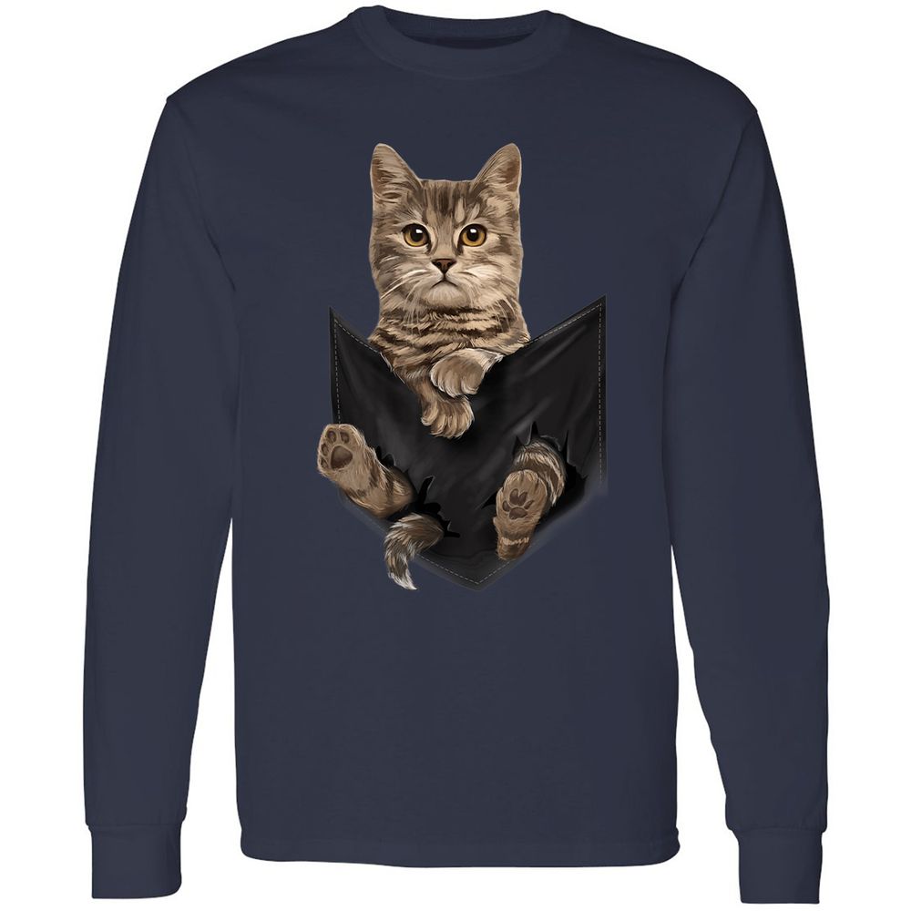 Long Sleeve T-Shirt - 27RCSU6L - Navy - 2