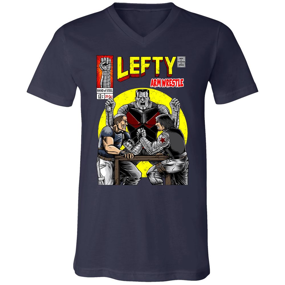 Unisex V-Neck T-Shirt - VCAPWR15 - Navy - 2