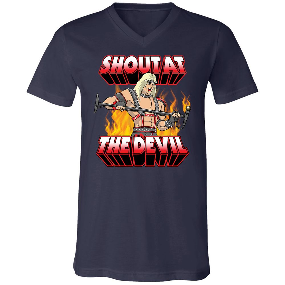 Unisex V-Neck T-Shirt - JLSVPAQG - Navy - 2