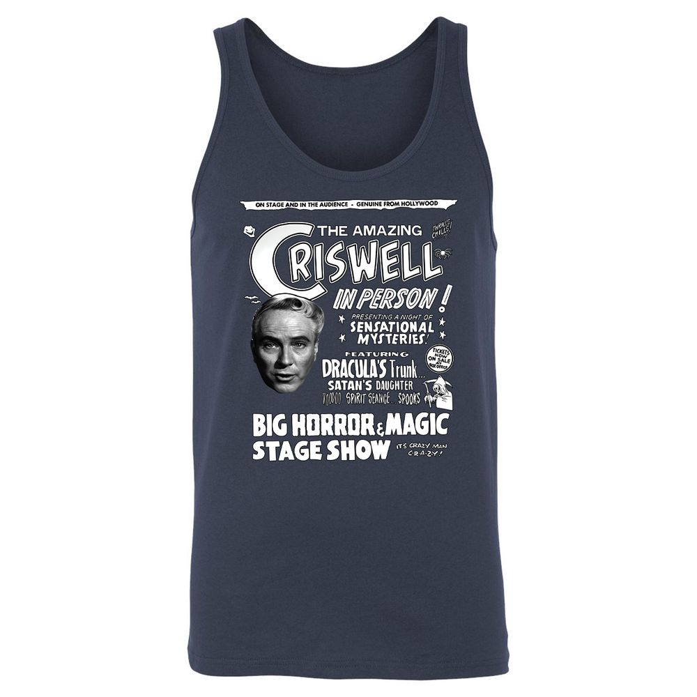 Unisex Jersey Tank - QN8FY48D - Navy - 2