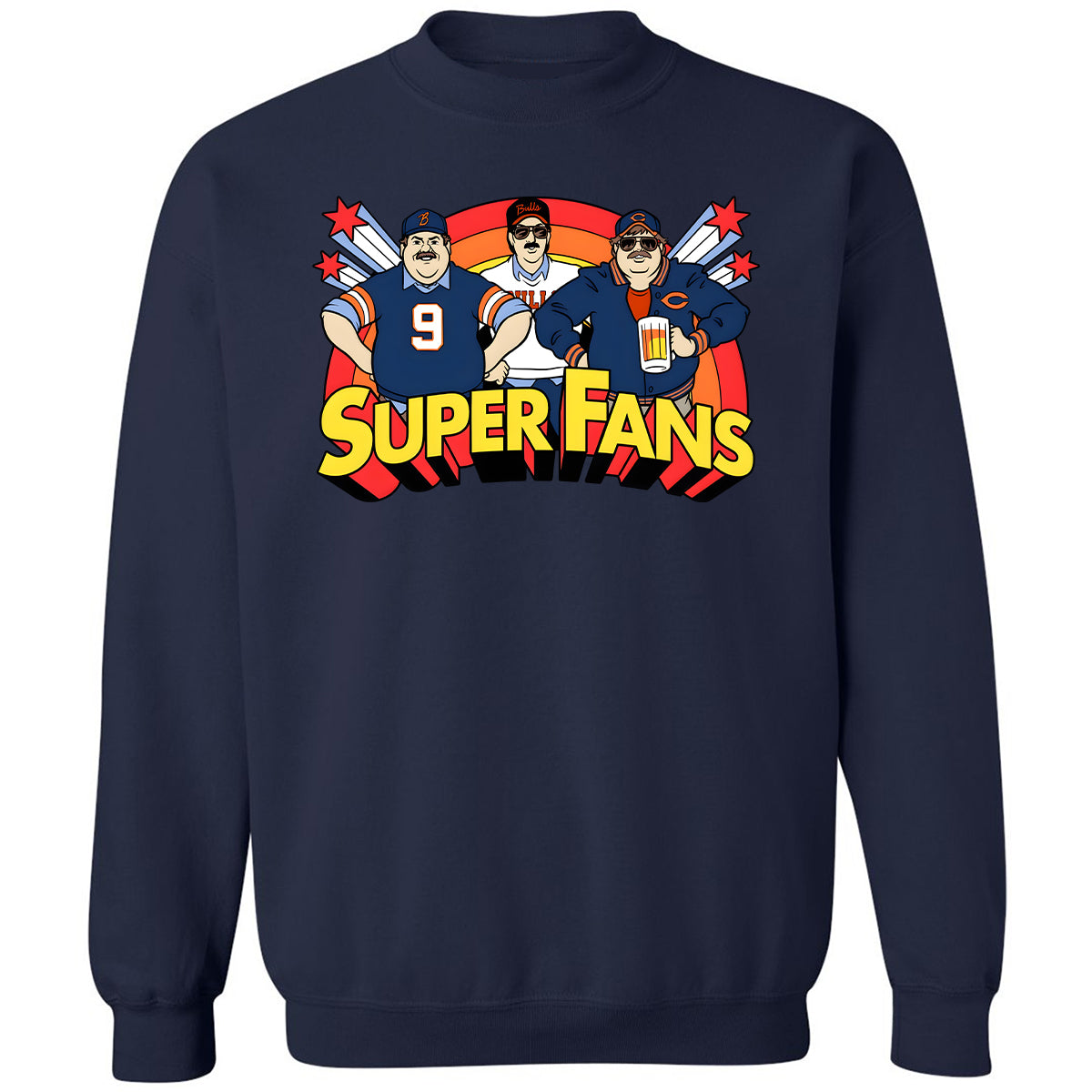 Classic Unisex Sweatshirt - BKL5BKUR - Navy - 2