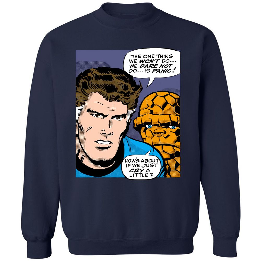 Classic Unisex Sweatshirt - CWPWJZ3Z - Navy - 2