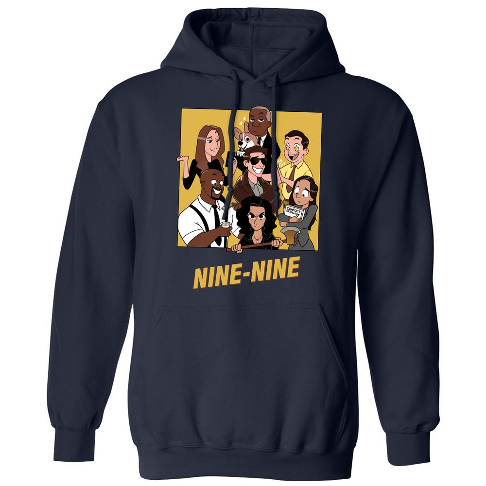 Classic Unisex Hoodie - WLB9GZFE - Navy - 2