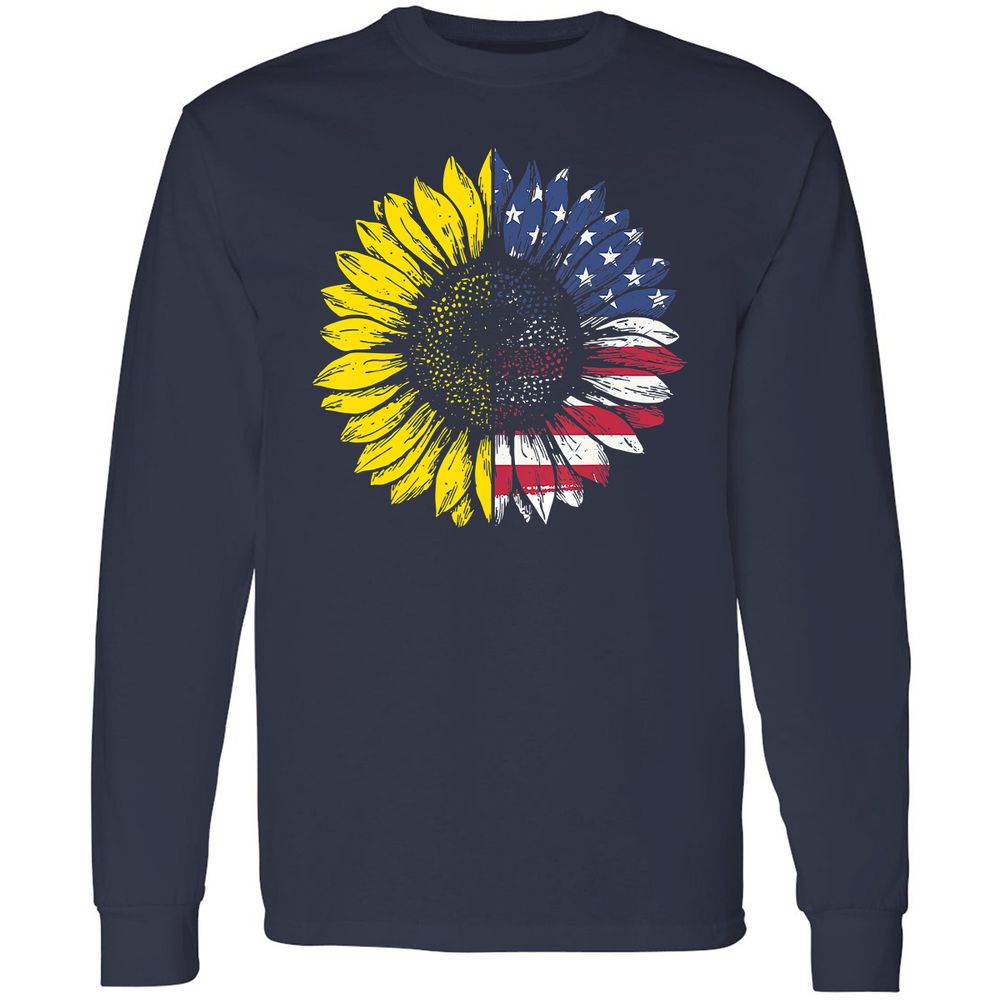 Long Sleeve T-Shirt - LNM599NQ - Navy - 2