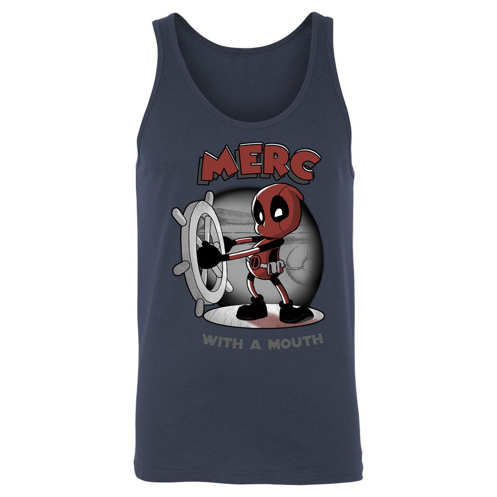 Unisex Jersey Tank - HZHGQYED - Navy - 2