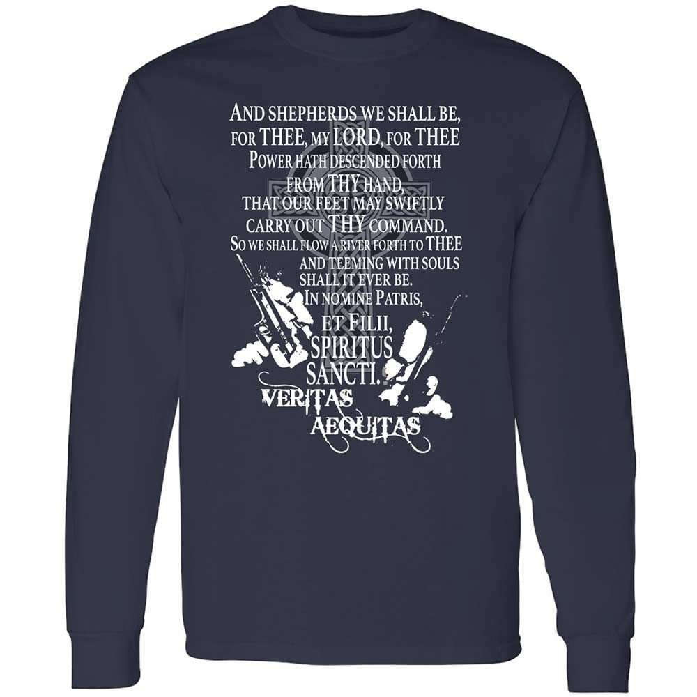 Long Sleeve T-Shirt - DWQAE7JU - Navy - 2