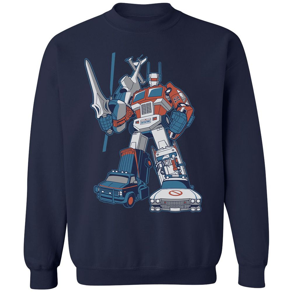 Classic Unisex Sweatshirt - KFD9HWFJ - Navy - 2