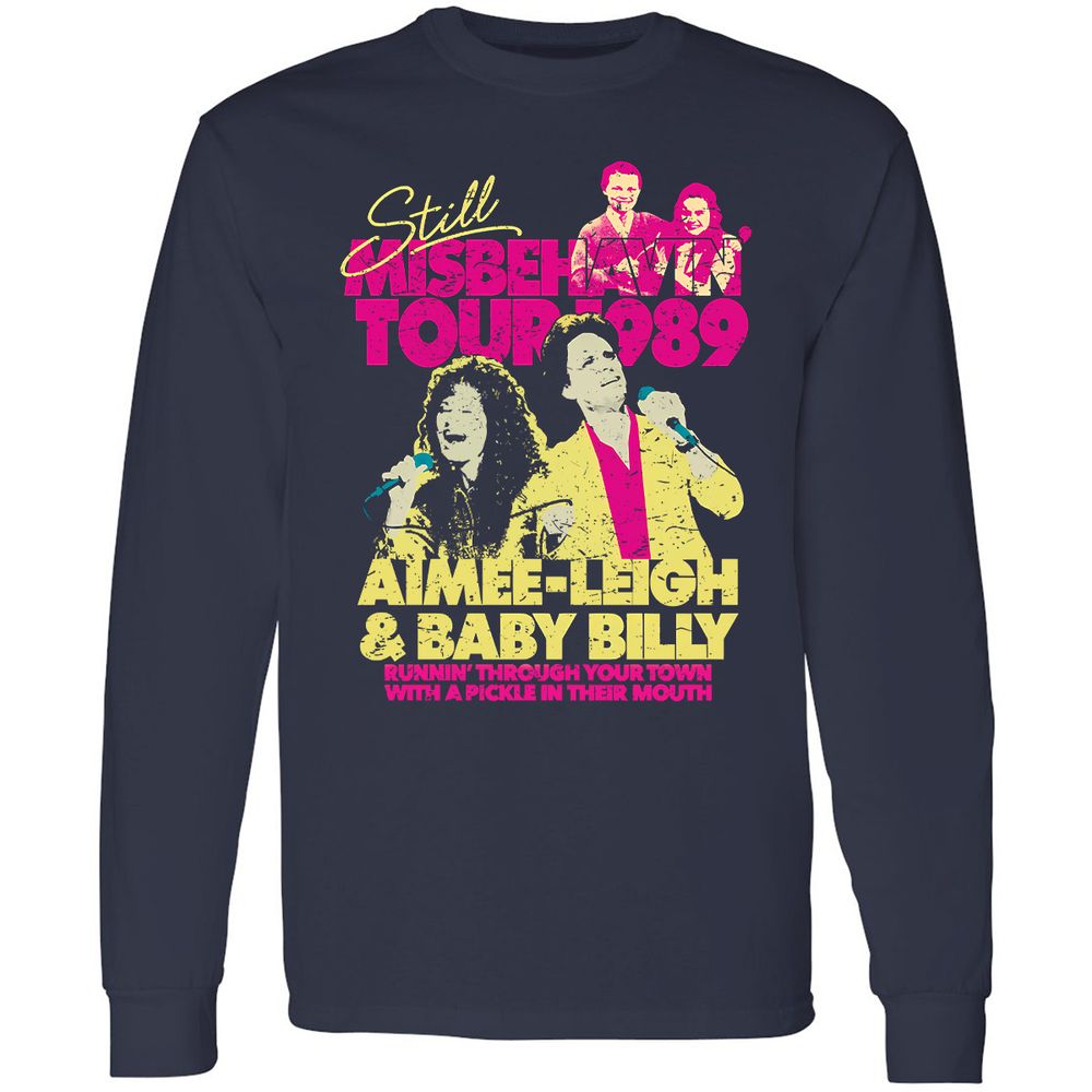 Long Sleeve T-Shirt - M15UR9HJ - Navy - 2