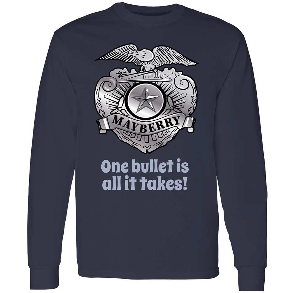 Long Sleeve T-Shirt - 7FZDRQZR - Navy - 2