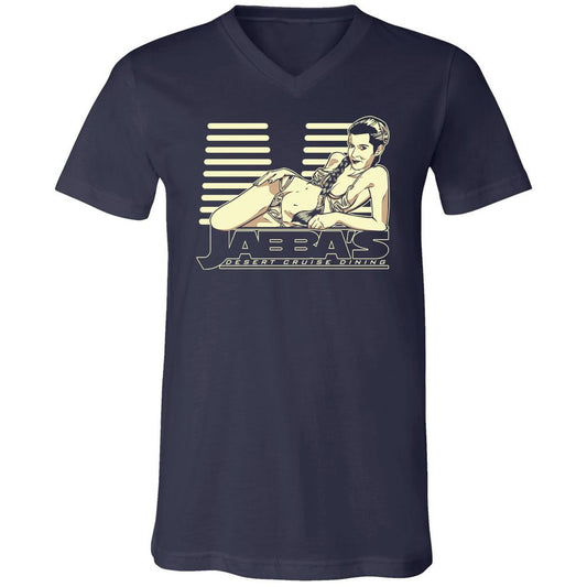 Unisex V-Neck T-Shirt - 9NFWGVYD - Navy - 2