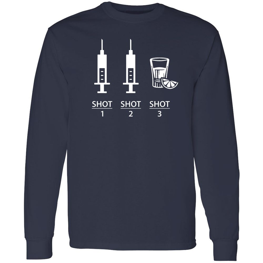 Long Sleeve T-Shirt - PCLKGBSJ - Navy - 2