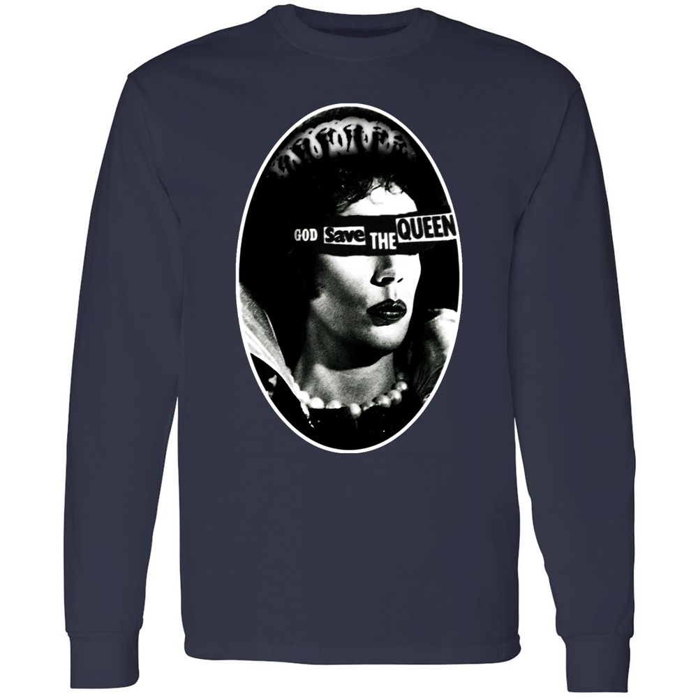 Long Sleeve T-Shirt - UJPBPHTZ - Navy - 2