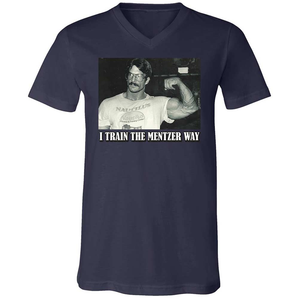 Unisex V-Neck T-Shirt - U28ZYD3U - Navy - 2