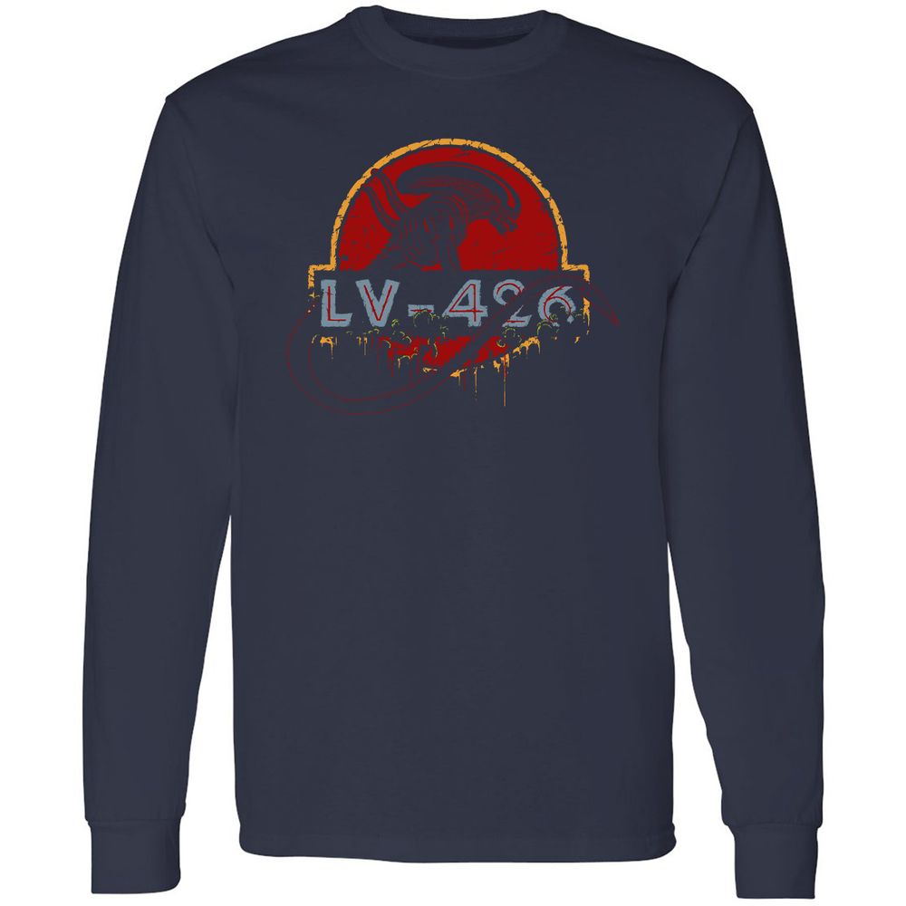 Long Sleeve T-Shirt - 3KQC3L3L - Navy - 2