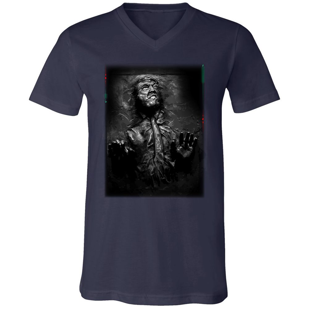 Unisex V-Neck T-Shirt - 2WBVV9WD - Navy - 2