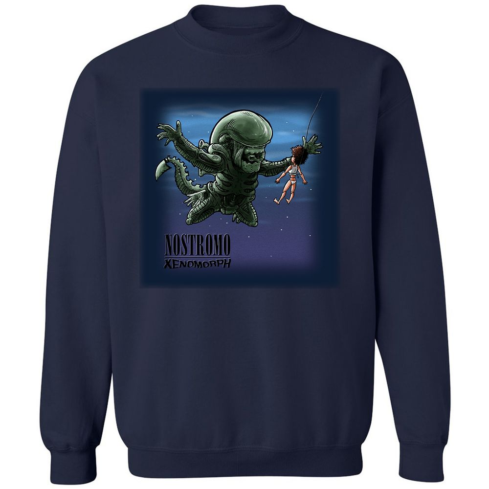 Classic Unisex Sweatshirt - F7N93CY8 - Navy - 2