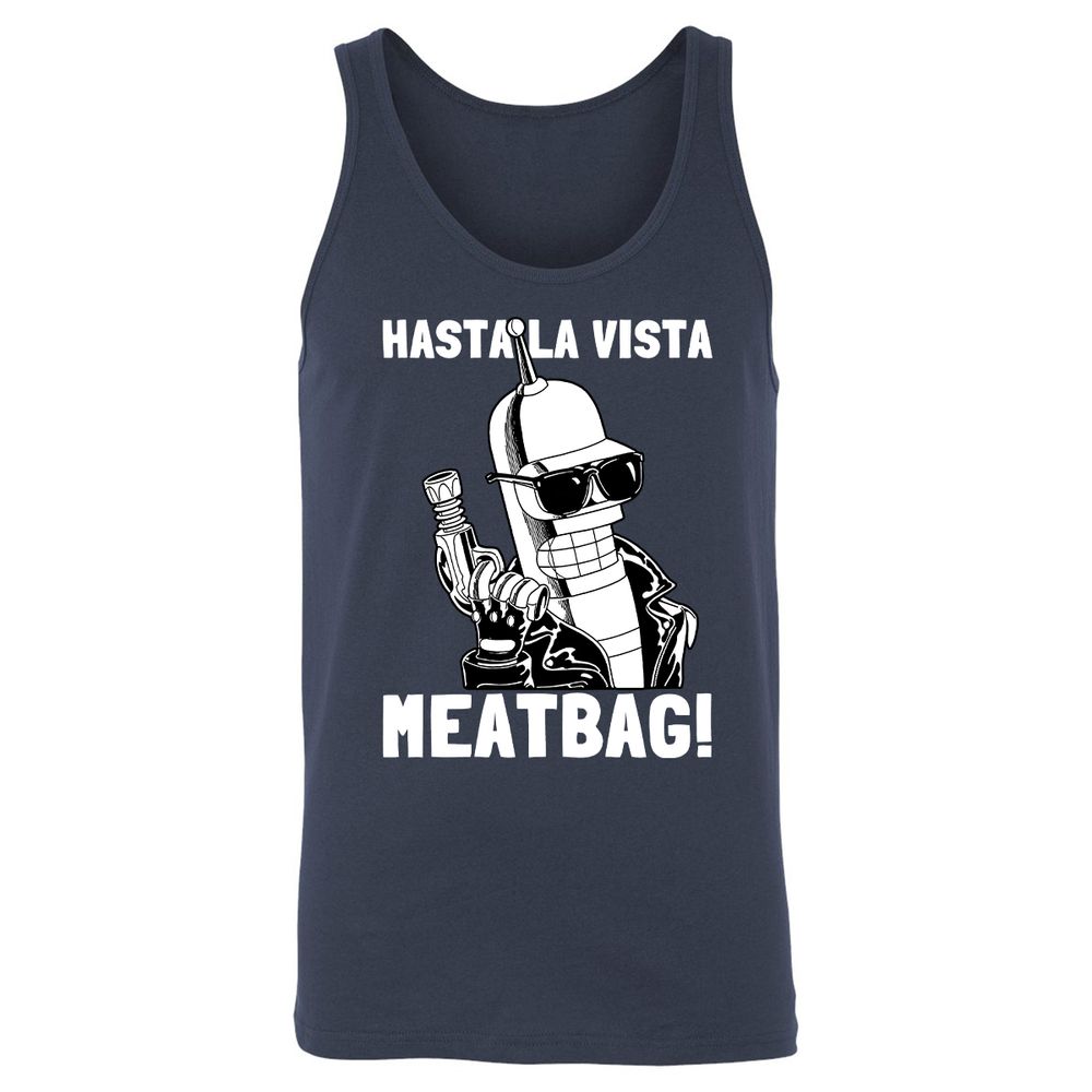 Unisex Jersey Tank - E84YX4KV - Navy - 2