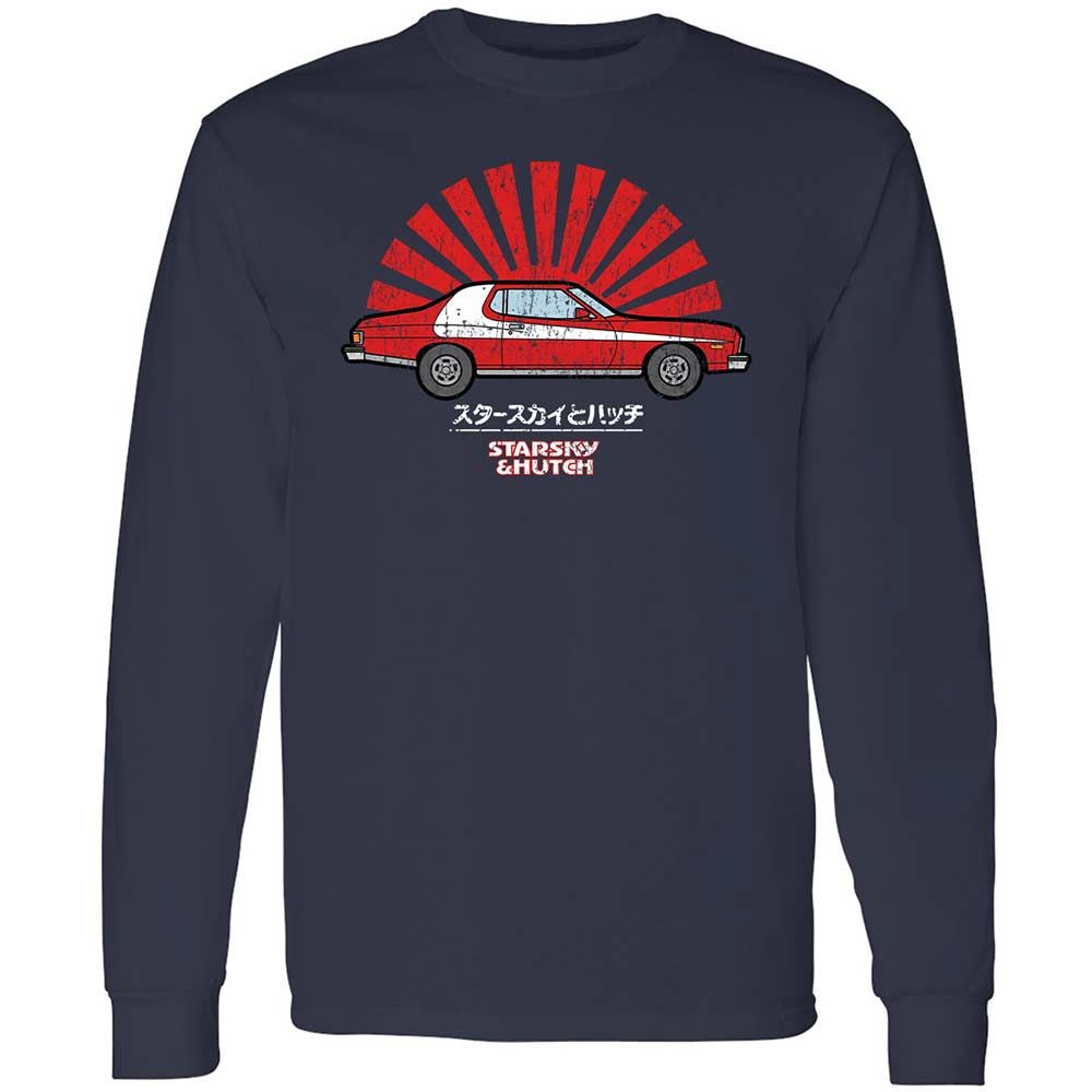 Long Sleeve T-Shirt - 872MKPTT - Navy - 2