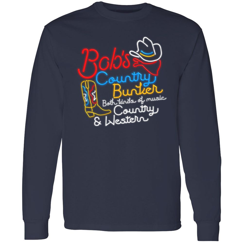 Long Sleeve T-Shirt - U5QWNCKQ - Navy - 2