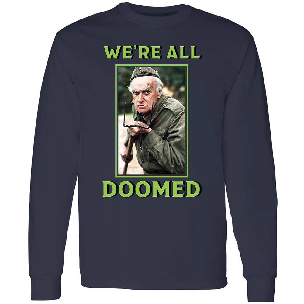 Long Sleeve T-Shirt - QD4UF2WP - Navy - 2