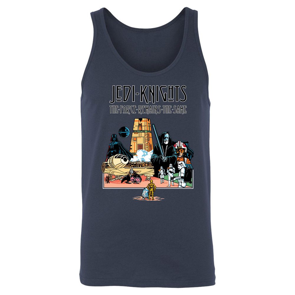 Unisex Jersey Tank - BAZNYGH8 - Navy - 2